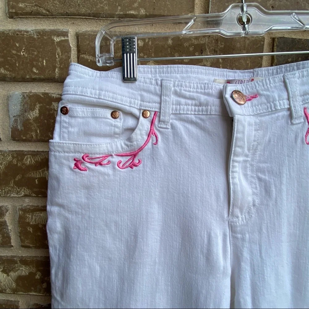 Bill Blass wide leg crop jeans, 6 - Picture 3 of 10